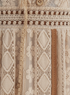 Rowan | Women's Boho Maxi Summer Dress with Lace Details