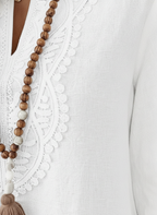 Isla | Women's Boho Embroidered Tunic Top
