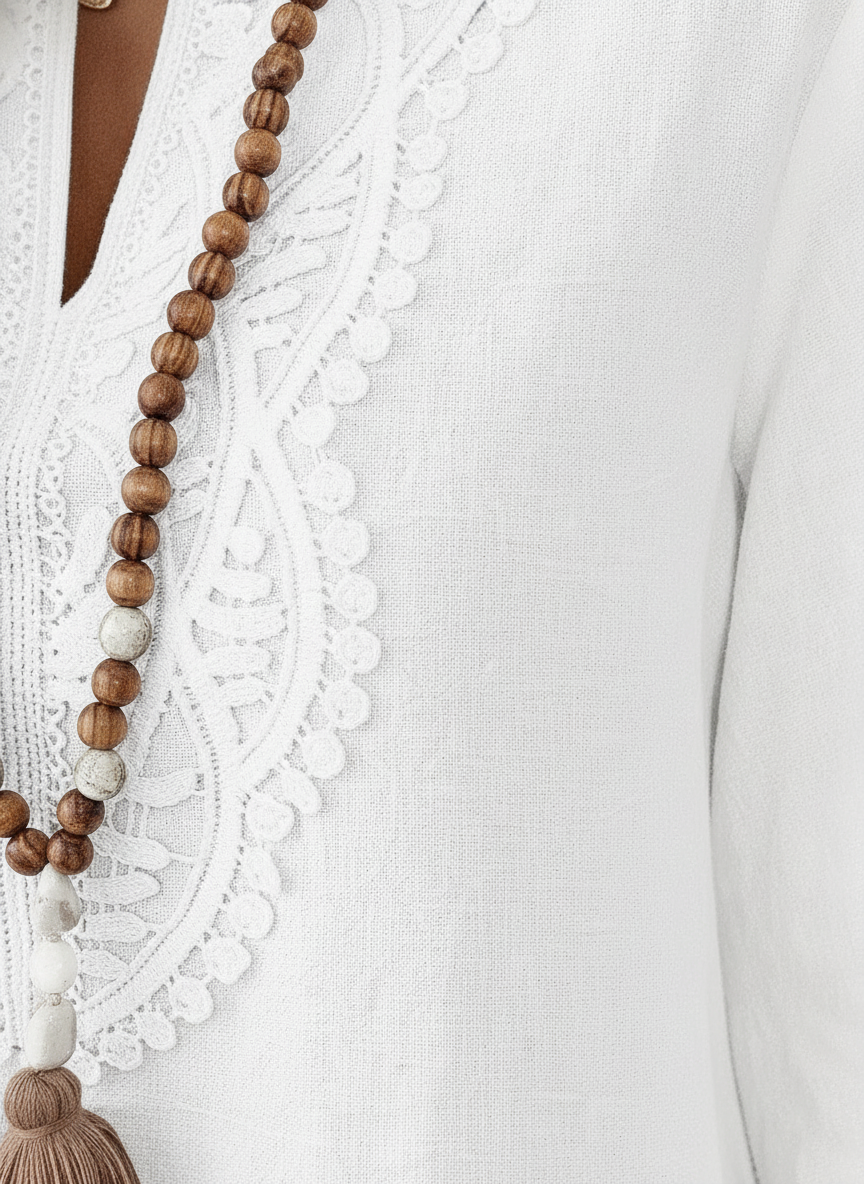 Isla | Women's Boho Embroidered Tunic Top