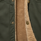 Idris | Men's Sherpa-Lined Collar Jacket with Chest Pockets
