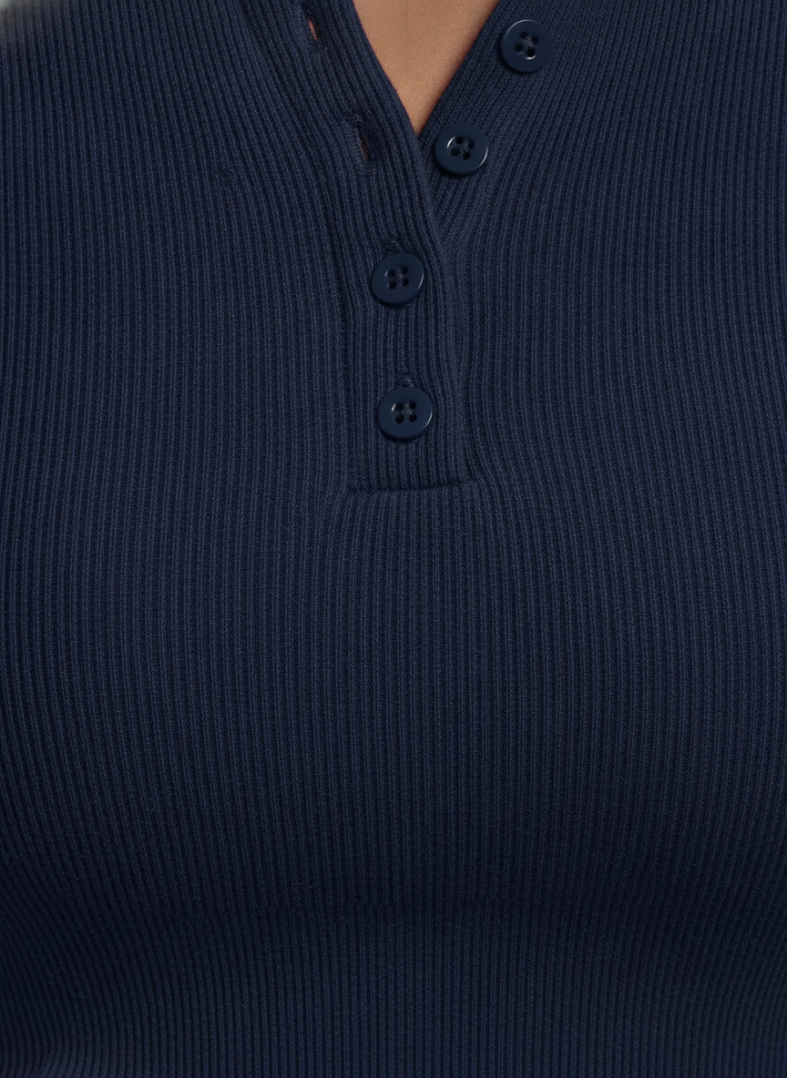 Vida | Women's Casual Henley Shirt