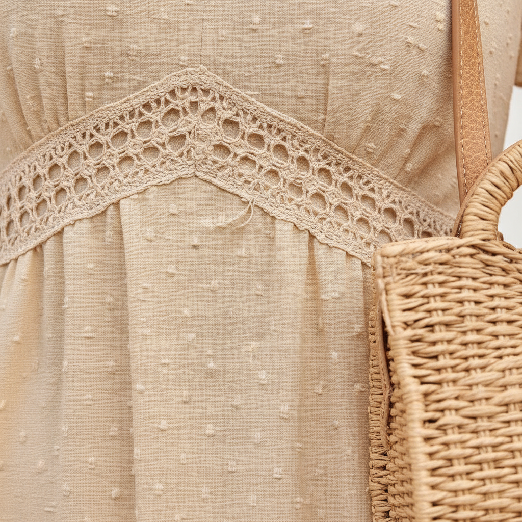 Astrid | Women's Chic Swiss Dot Midi Dress
