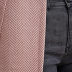 Amara | Women's Chic Textured Blazer with Soft Pink Hue