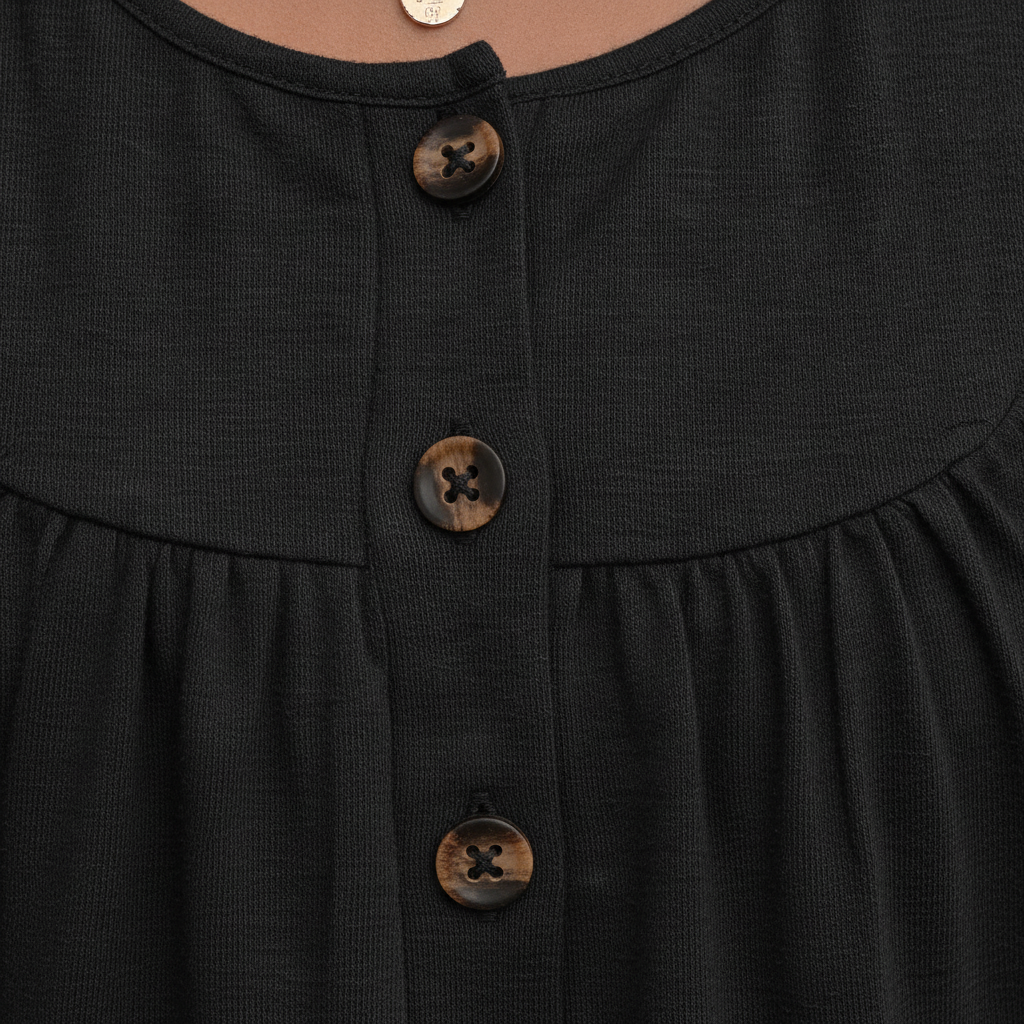 Luna | Women's Casual Button Detail Blouse