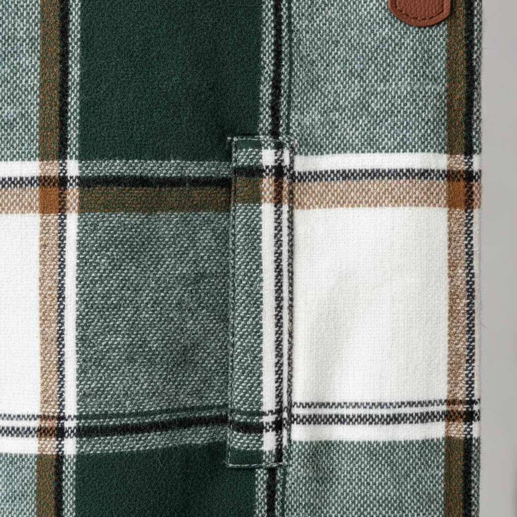 Thea | Women's Comfort Hoodie Plaid Jacket with Adjustable Hood