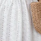 Jolene | Women's Elegant Eyelet Midi Sundress