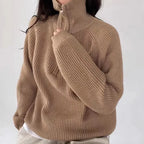 Aisling - Women's Cozy Polo Quarter Zip Sweater