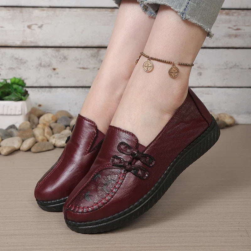 Amara | Women's Casual Mary Janes with Decorative Stitching