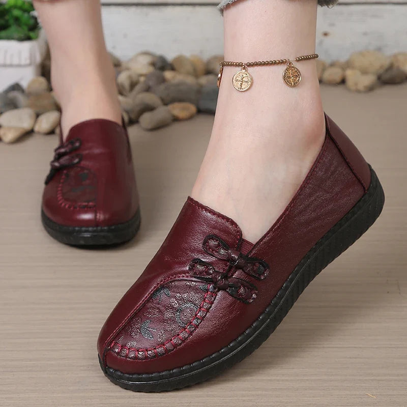Amara | Women's Casual Mary Janes with Decorative Stitching