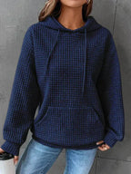 Amara | Women's Casual Waffle Knit Hoodie