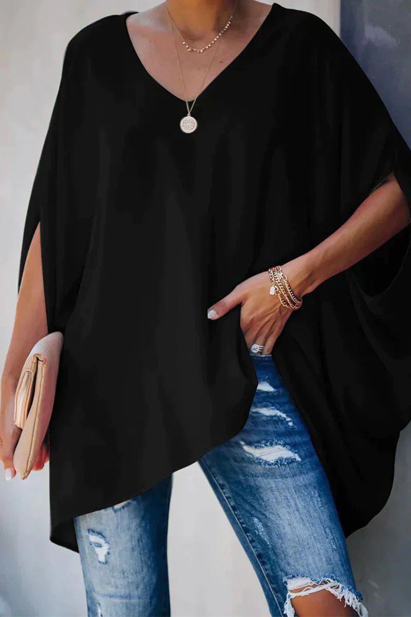 Amara | Women's Vibrant V-Neck Tunic Top