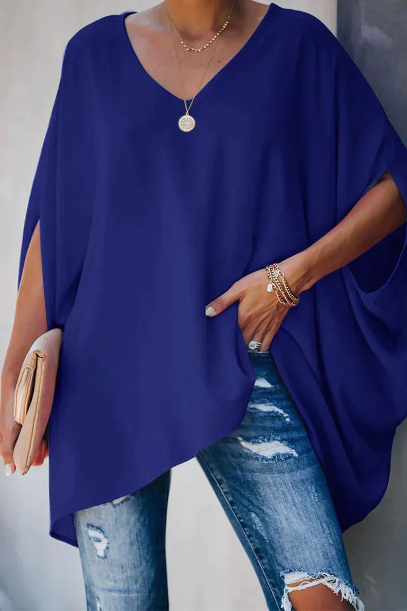 Amara | Women's Vibrant V-Neck Tunic Top