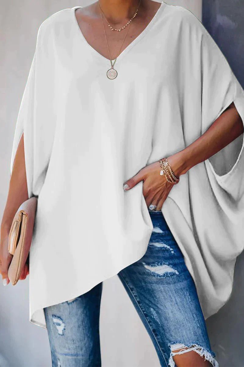 Amara | Women's Vibrant V-Neck Tunic Top