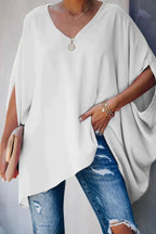 Amara | Women's Vibrant V-Neck Tunic Top