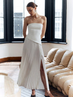 Amaya | Women's Elegant Pleated Maxi Dress