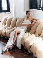 Amaya | Women's Elegant Pleated Maxi Dress