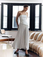 Amaya | Women's Elegant Pleated Maxi Dress