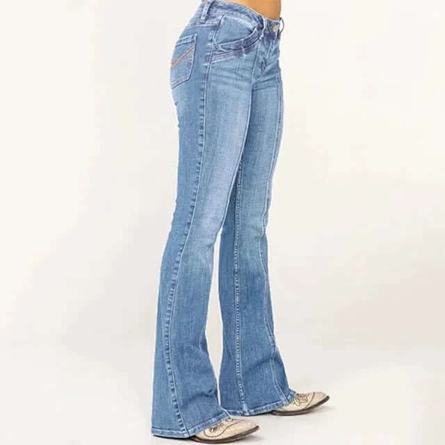 Anouk - Women's Stylish Flare Jeans
