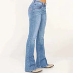 Anouk - Women's Stylish Flare Jeans