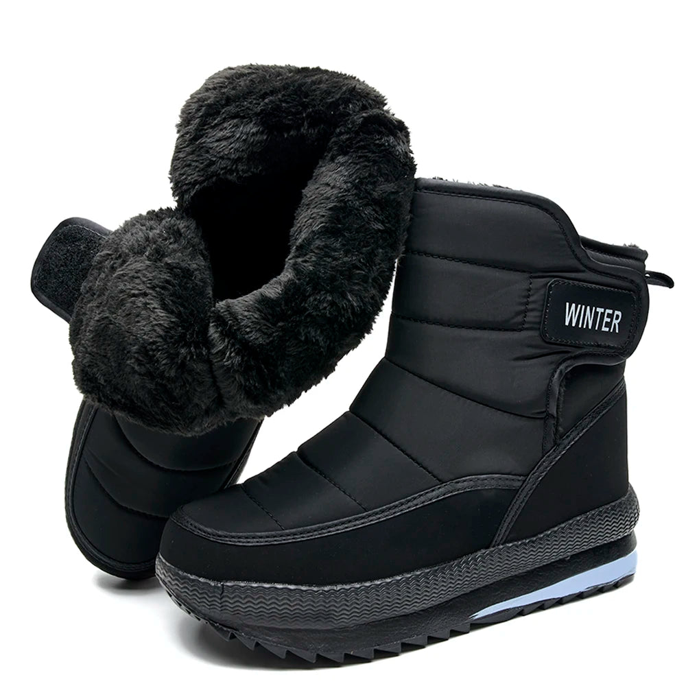 Ansel - Men's Winter Faux Fur Lined Boots