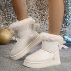 Anwen - Women's Cozy Fur-Trimmed Winter Boots