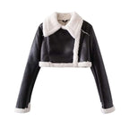 Anya - Women's Chic Cropped Winter Jacket