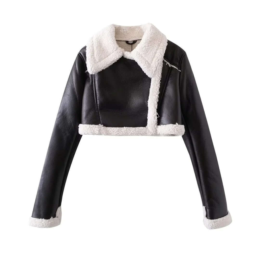 Anya - Women's Chic Cropped Winter Jacket