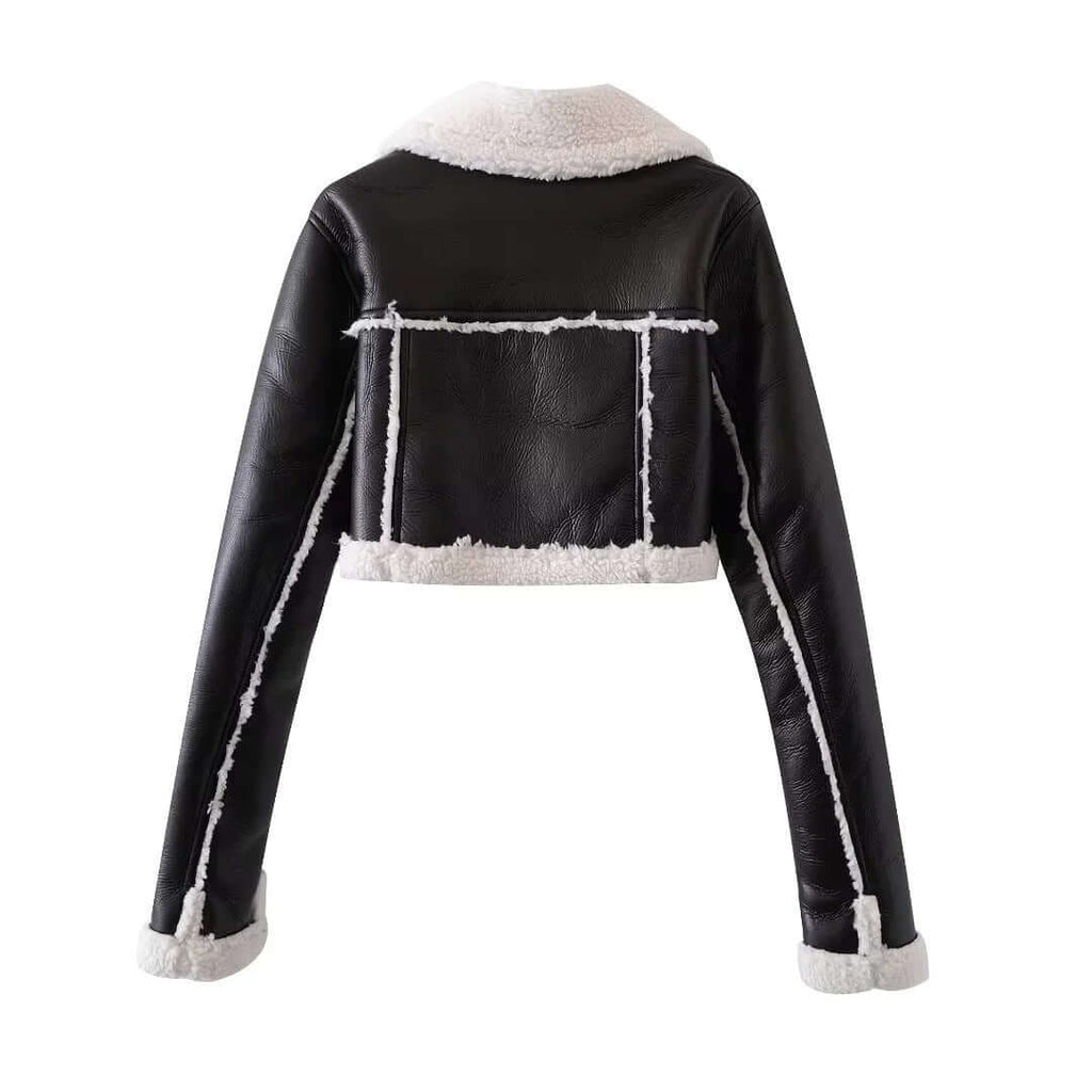 Anya - Women's Chic Cropped Winter Jacket