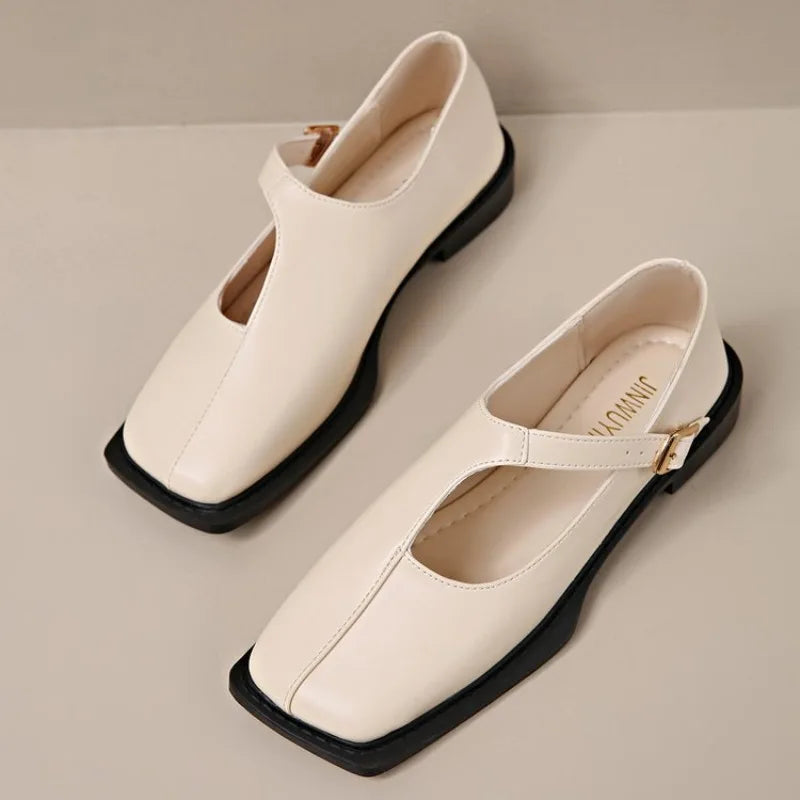 Anya | Women's Stylish Mary Jane Shoes with Buckle Strap