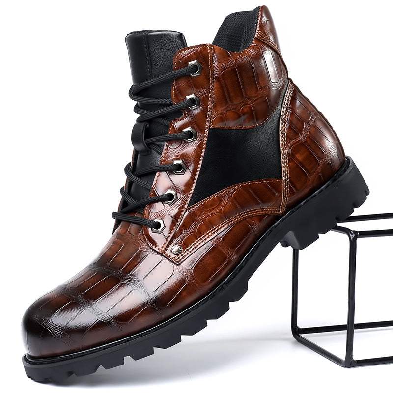 Archer - Men's Stylish Faux Leather Boots