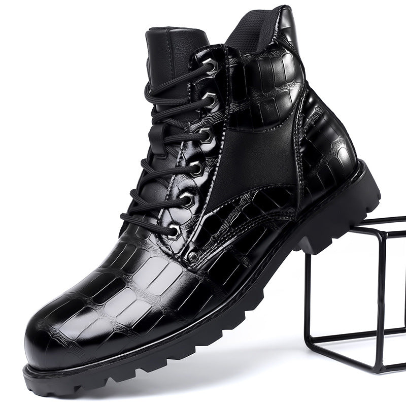 Archer - Men's Stylish Faux Leather Boots