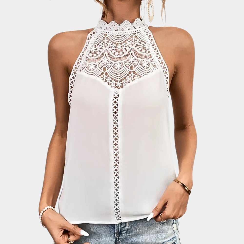 Aria | Women's Lace Halter Going Out Top