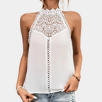 Aria | Women's Lace Halter Going Out Top
