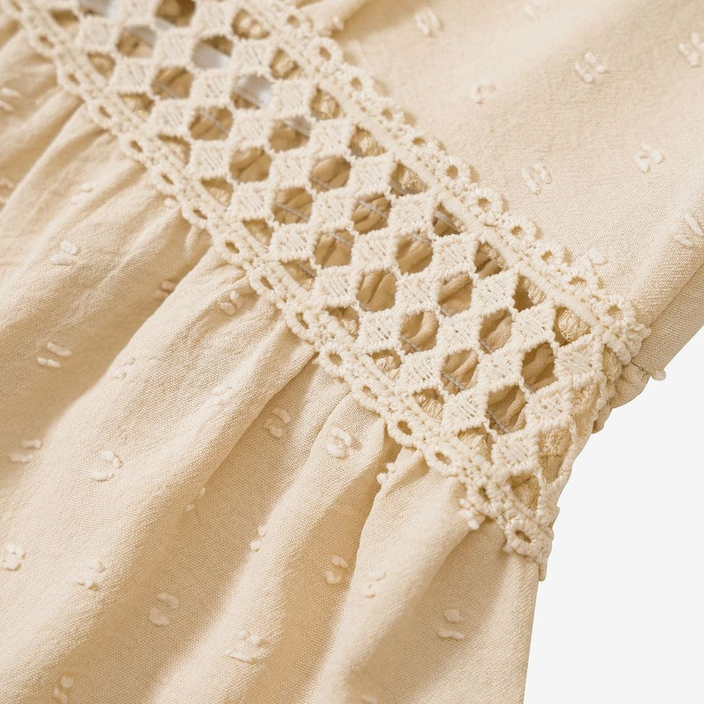 Astrid | Women's Chic Swiss Dot Midi Dress