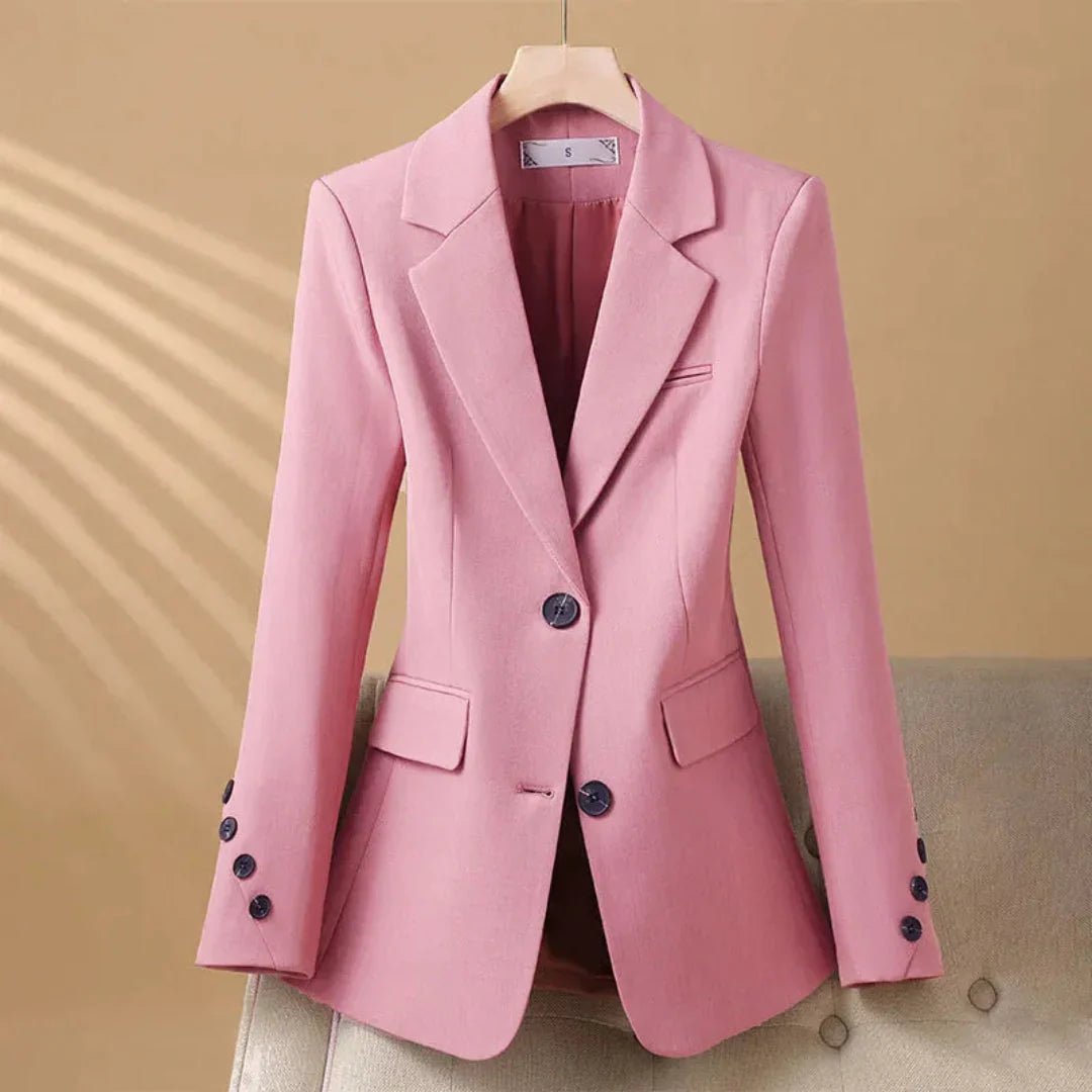 Astrid | Women's Chic Tailored Blazer with Button Details