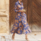 Astrid - Women's Elegant Long Sleeve Maxi Dress