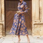 Astrid - Women's Elegant Long Sleeve Maxi Dress
