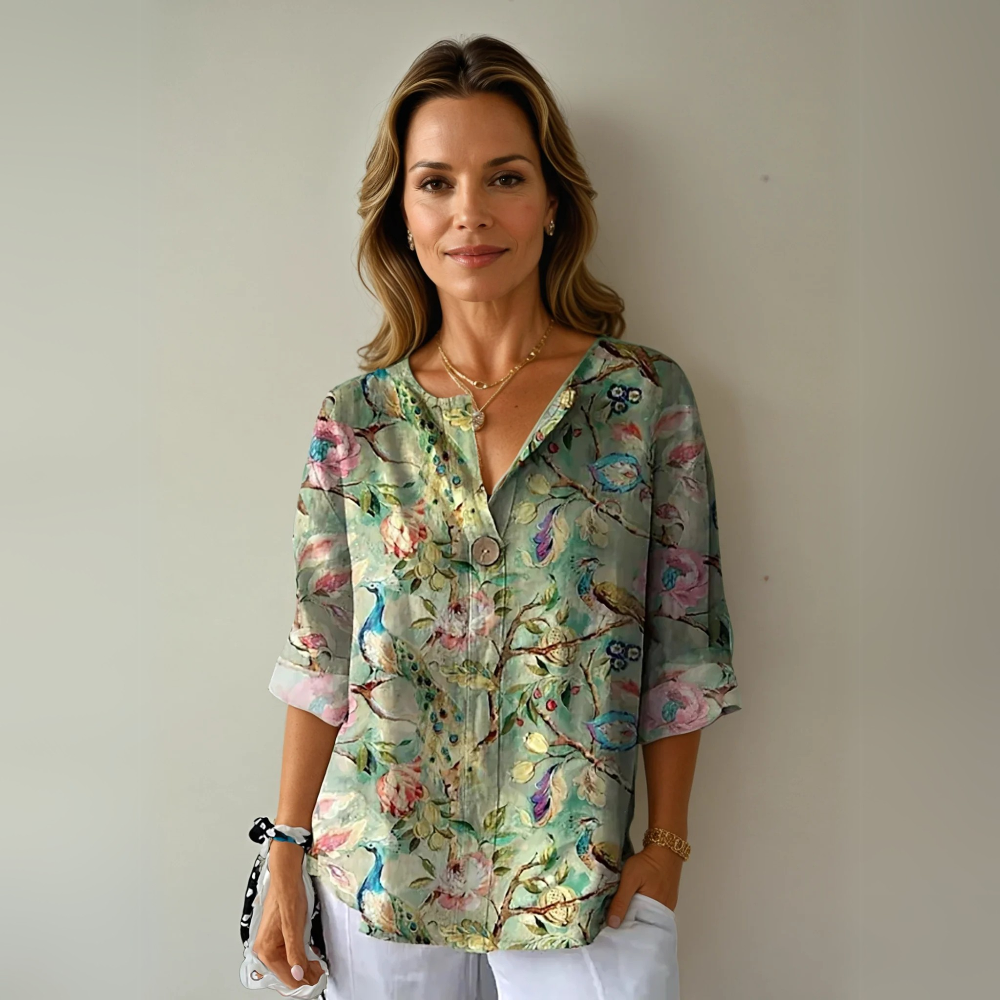 Astrid | Women's Vibrant Floral Print Blouse