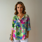 Astrid | Women's Vibrant Floral Print Blouse