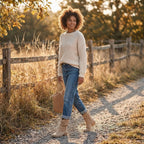 Aurora | Women's Chic Suede Cowboy Ankle Boots