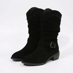 Aurora | Women's Chic Suede Cowboy Ankle Boots
