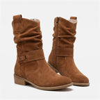 Aurora | Women's Chic Suede Cowboy Ankle Boots
