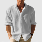 Axton - Men's Relaxed Fit Waffle Texture Shirts