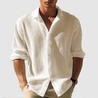 Axton - Men's Relaxed Fit Waffle Texture Shirts