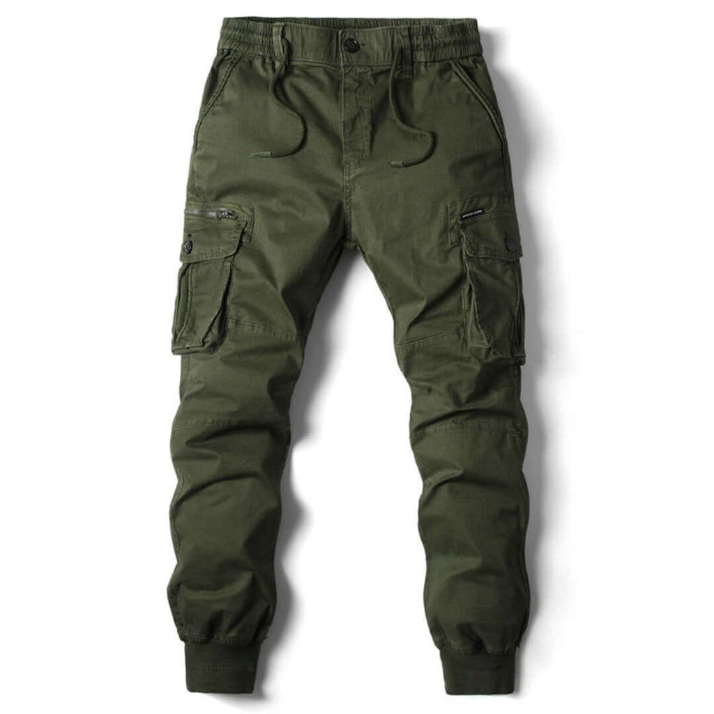 Idris | Men's Relaxed Fit Cargo Pants with Elastic Cuffs