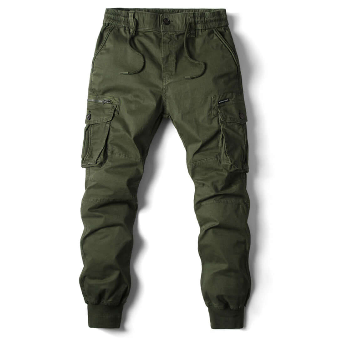 Idris | Men's Relaxed Fit Cargo Pants with Elastic Cuffs
