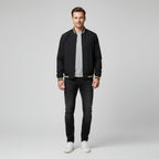 Bram - Men's Classic Bomber Jacket with Contrast Trim