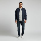 Bram - Men's Classic Bomber Jacket with Contrast Trim
