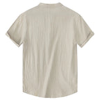 Caden - Men's Casual Henley Shirt with Chest Pocket