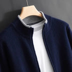 Caden - Men's Soft Knit Zip-Up Sweater